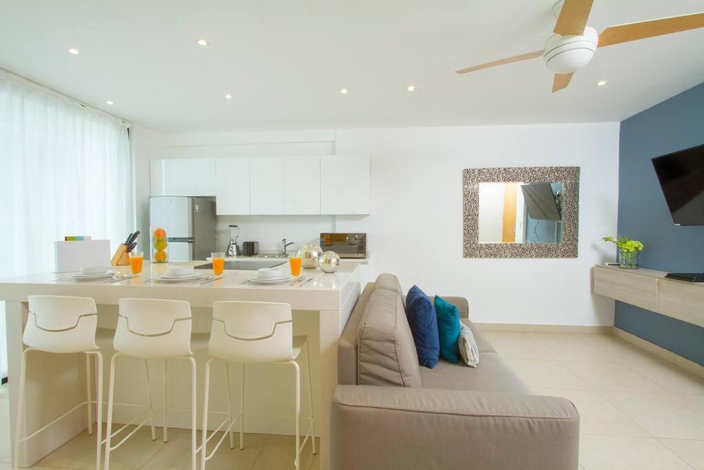 Glamorous 2 Bedroom Apartment / Up To 6 Ppl بلايا ديل كارمن المظهر الخارجي الصورة